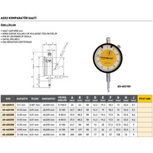 Fett 0-30 mm Asimeto Agd2 Komparatör Saati AS-402300