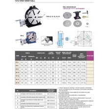 Fett 123X305MM Vertex Yatay Dikey Döner Tabla Hv-12