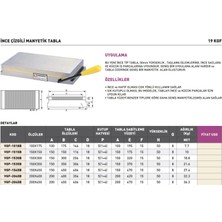 Fett 200X400MM Vertex 19KGF Ince Çizgili Manyetik Tabla VGF-2040B