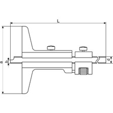 Fett 0-300MM Pld Ekonomik Tip Mekanik Derinlik Kumpası