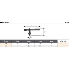 Fett S3 Pld Tip 650 Mandren Sıkma Anahtarı