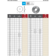 Fett 32X4,0X8 Z 32 Gsp DIN1837A Hss Metal Daire Testere