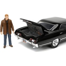 Jada Toys Supernatural Dean Winchester, 1967 Chevy Impala Sport Sedan, 1:24 Ölçek