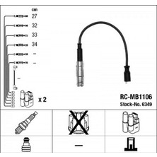 Atesleme Kablosu Seti Mercedes M266 W169 W245