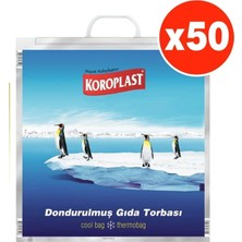 Koroplast Dondurulmuş Gıda Torbası x 50 Adet (50X52 Cm)