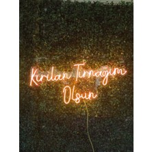 Sanec Kırılan Tırnağım Olsun Kuaför Güzellik Merkezi Neon LED Tabela