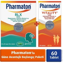 Pharmaton Vitality 30 Tablet + Pharmaton Rlx 30 Tablet