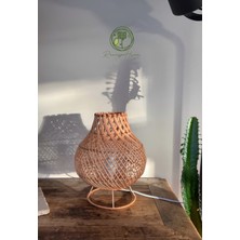 Renesse Home Ruwa El Yapımı Rattan  Abajur & Masa Lambası