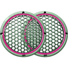 L-Sound Neon Işıklı 20 cm Hoparlör ve Midrange Kapağı - 2 Adet - Pembe