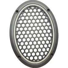 L-Sound Neon Işıklı (6x9) Inç Kaliteli Plastik Hoparlör ve Midrange Kapağı - 2 Adet - Beyaz