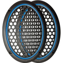 L-Sound Neon Işıklı (6x9) Inç Kaliteli Plastik Hoparlör ve Midrange Kapağı - 2 Adet - Mavi