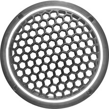 L-Sound Neon Işıklı 20 cm Hoparlör ve Midrange Kapağı - 2 Adet - Beyaz
