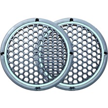 L-Sound Neon Işıklı 20 cm Hoparlör ve Midrange Kapağı - 2 Adet - Beyaz