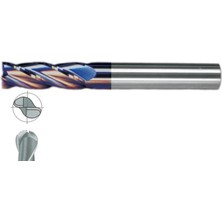 Fett 7 mm Mastercut Standart Sert Metal Tıaln 2 Ağızlı Küresel Karbür Parmak Frezesi