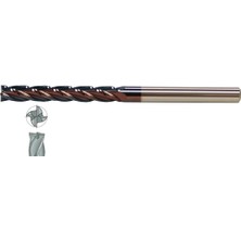 Fett 14X75 Mastercut Çok Uzun Sert Metal 4 Ağızlı Tıaln Karbür Parmak Frezesi