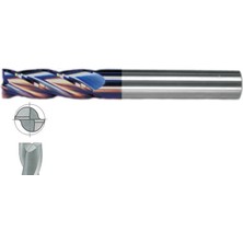 Fett 18 mm Mastercut Standart Sert Metal Tıaln 2 Ağızlı Karbür Parmak Frezesi