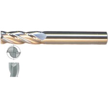 Fett 14X56 Mastercut Uzun Sert Metal 2 Ağızlı Karbür Parmak Frezesi