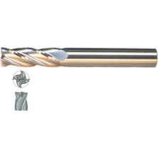 Fett 6X25 Mastercut Uzun Sert Metal 4 Ağızlı Karbür Parmak Frezesi