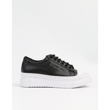 Benetton BN-31056 Kadın Sneaker Ayakkabı Siyah 36-40