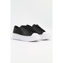Benetton BN-31056 Kadın Sneaker Ayakkabı Siyah 36-40