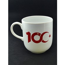 Anahtarlık Sepeti Cumhuriyet 100. Yıl Baskılı Seramik Kupa Bardak