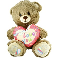 Alorise PJH2324  Peluş Kalpli Ayı Love You 30 cm -Vardem