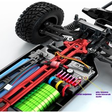 Mofy Baby Gantry Pro Fırçasız Motor 70KM Hız Yapan Uzaktan Kumandalı Metal Iç Aksam Rc 4WD Araba