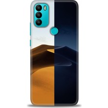 gmotp General Mobile Gm 21 Plus Kılıf Hd Baskılı - Gece ve Gündüz