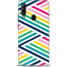 gmotp General Mobile Gm 20 Pro Kılıf Hd Baskılı - Renkli Çubuklar