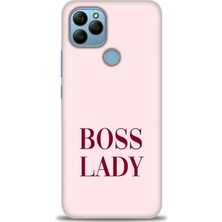 gmotp General Mobile Gm 21 Kılıf Hd Baskılı - Boss Lady