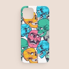 Offo Kurukafalar Tasarımlı iPhone 12 Pro Max Telefon Kılıfı