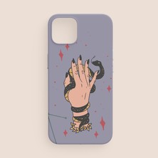 Offo El ve Yılan Tasarımlı iPhone 13 Telefon Kılıfı