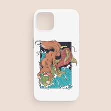 Offo Fox And Fish Tasarımlı iPhone 12 Pro Max Telefon Kılıfı