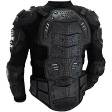 Motoanl Siyah Body Armor Fileli Yazlık Full Koruma Omuz Sırt Dirsek Göğüs Karın Koruma Cross Motorcu Montu