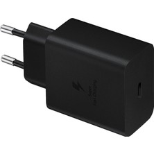 Sepetin Burada Samsung EP-T4510X Type-C Süper Hızlı Şarj Cihazı 45W Siyah Samsung Türkiye Garantili