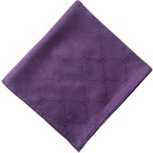 Vakko Pamuk Ipek Monogram Eşarp 3001126-MOR