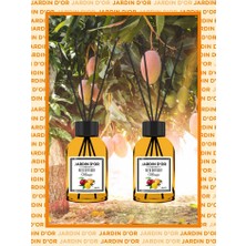 Jardin D'or Mango Reed Dıffuser 2'li Set (Mango Çubuklu Oda Kokusu) 110 ml x 2 Adet