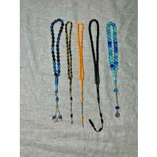 Anemore Collection 15 Adet Toz Kehribar Tesbih - Hediye Kutusunda - Karışık Renkli