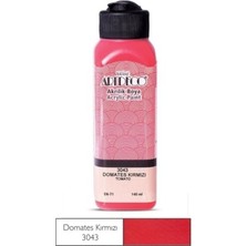 Artdeco Domates Kırmızı Yeni Formül Akrilik Boya 140 ml