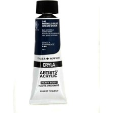 Daler Rowney Cryla Heavy Body Artists' Akrilik Boya 75ML N:140 Phthalo Blue Green Shade