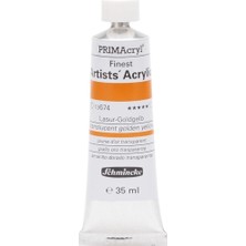 Schmincke Primacryl Artist Akrilik Boya - Translucent Golden Yellow - 35ML - Seri 1