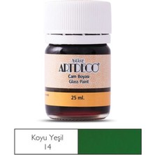 Artdeco Cam Vitray Boyası 25 Ml. 14 Koyu Yeşil