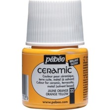 Pebeo Ceramic 22 Orange Yellow Seramik Boyası 45 ml