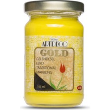 Artdeco Gold Geleneksel Ebru Boyası 105ML - 150 Sarı