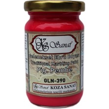 Koza Sanat Geleneksel Ebru Boyası 105CC GLN-390 Pigment Pembe