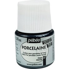 Pebeo Porcelaine 150 Porselen Boyası 47 Pewter