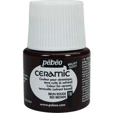 Pebeo Ceramic Seramik Boyası 45ML 18 Red Brown