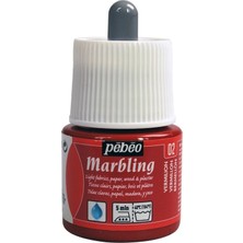 Pebeo Marbling Ebru Boyası 45ML 02 Vermillion