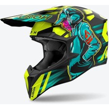 Aıroh Wraap Cyber Yellow Matt Kask