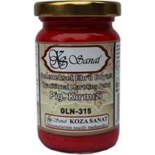 Koza Sanat Geleneksel Ebru Boyası 105CC GLN-315 Pigment Kırmızı